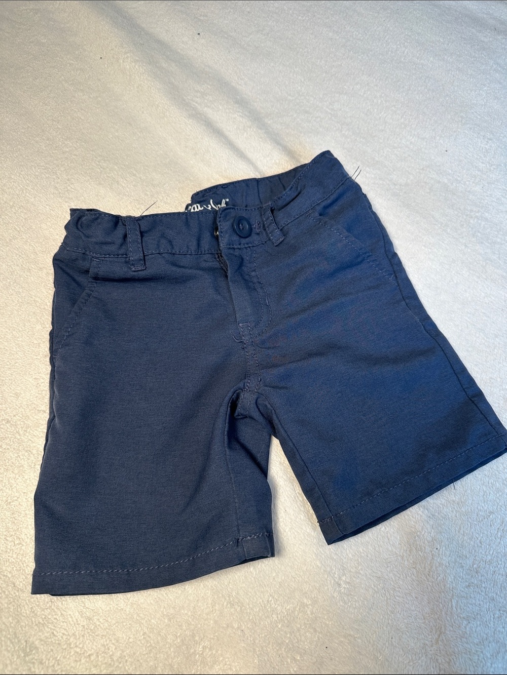 Quick dry navy toddler shorts, size 4T